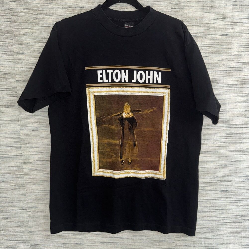 Elton John The Big Picture Tour T Shirt Tee ‘97 90s Single Stitch Vintage Size L